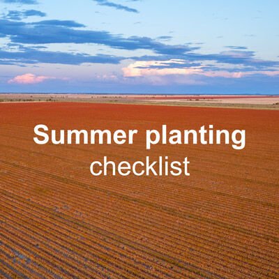 Three ways to prepare for summer planting – a grower’s checklist